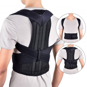Corrector de postura para espalda con diseño tipo chaleco, ideal para brindar soporte durante las actividades cotidianas. Venta por mayoreo