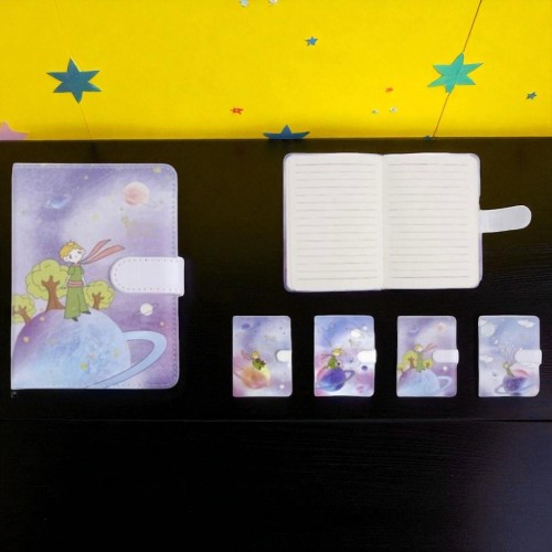 Cuaderno A6 de piel sintética con estampado de dibujos animados 14.4 x 9.5 cm, venta al por mayor ART:11397