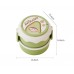 Set de 2pz para comida, Fiambrera Portátil Plegable, Diferentes diseños y colores de novedad, MAYOREO.  