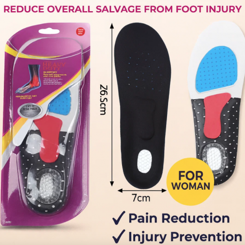 Plantillas de gel y espuma con soporte ergonómico. Ideales para calzado deportivo o uso diario. Tamaño 26.5 cm modelo mujer, confort y amortiguación. Plantillas de gel y espuma con soporte ergonómico. Ideales para calzado deportivo o uso diario. Tamaño 26.5 cm modelo mujer, confort y amortiguación.