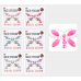 Sticker facial mariposa (16.5*17CM) 12537