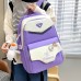 Set de mochilas escolares 5 en 1 para niña o adolescente con diseño de conejo, incluye mochila, bolsa, lonchera, lapicera y pouch, modelo 12685-5, venta por mayoreo