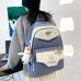 Set de mochilas escolares 5 en 1 para niña o adolescente con diseño de conejo, incluye mochila, bolsa, lonchera, lapicera y pouch, modelo 12685-5, venta por mayoreo