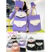Set de mochilas escolares 5 en 1 para niña o adolescente con diseño de conejo, incluye mochila, bolsa, lonchera, lapicera y pouch, modelo 12685-5, venta por mayoreo