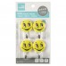 Ganchos adhesivos con diseño de carita feliz – Set de 3 tamaños – Modelo 12778 – Venta por mayoreo