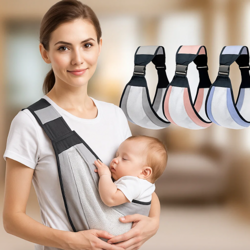 Cangurera ergonómica tipo portabebé, ideal para cargar al bebé con comodidad y seguridad. Perfecta para uso diario. 3 colores. Venta por mayoreo 12927