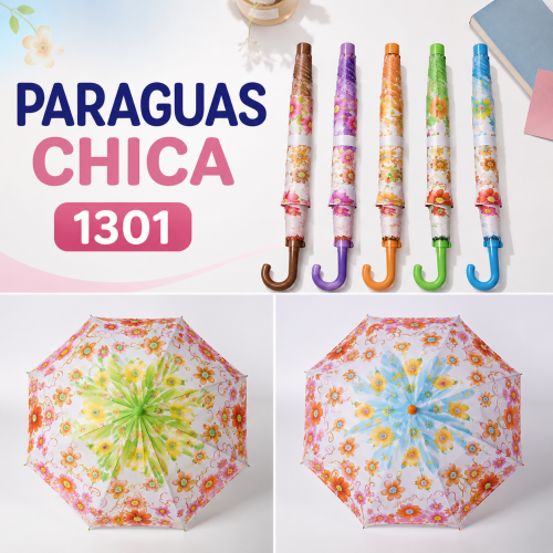 Paraguas chico con estampados coloridos. Ideal para uso diario. Venta por mayoreo Paraguas chico con estampados coloridos. Ideal para uso diario. Venta por mayoreo