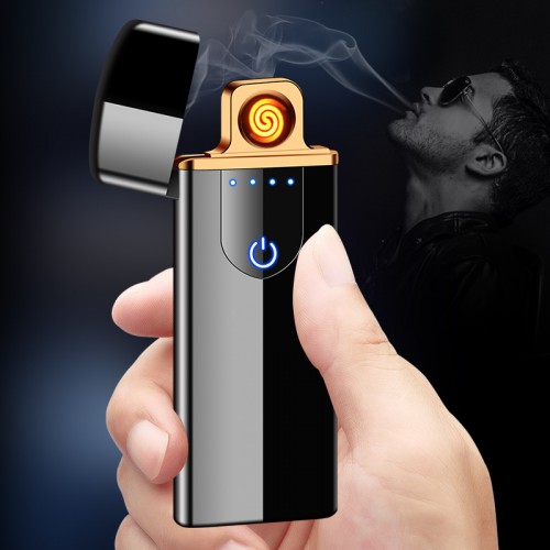 Encendedor electrico recargable con apagado automatico-luces led venta al por mayor  1369 