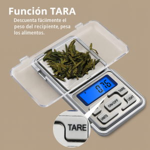 Báscula digital de precisión con pantalla LCD retroiluminada y función TARA para descontar el peso del recipiente venta al por mayor  14613-3