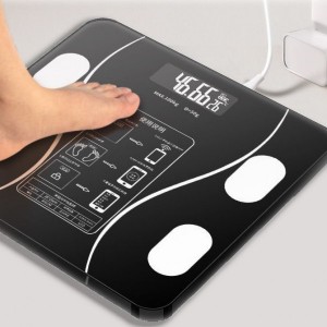 Báscula inteligente con Bluetooth y USB para baño y control corporal venta por mayoreo 14613-5