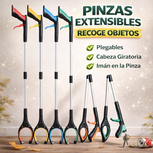 Pinzas Extensibles Recoge Objetos con Imán por Mayoreo 14967-67