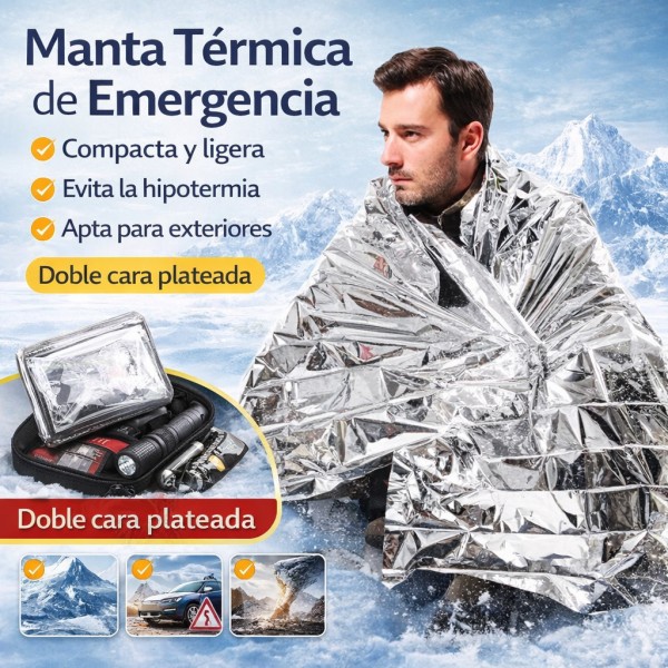 Manta Térmica de Emergencia - Venta por Mayoreo - Código: 14967-95
