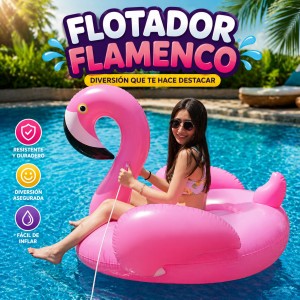 Flotador Inflable de Flamenco por mayoreo