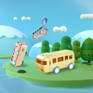 Camión/autobús de juguete con ruedas grandes y diseño minimalista en color metálico. Perfecto para que los niños desarrollen su imaginación venta al por mayor  1531