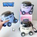 Vaso infantil con diseño de carrito, capacidad de 550ml, incluye popote y tapa, 4 colores surtidos. Ideal para niños 1535
