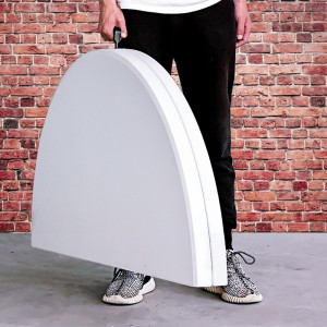 Mesa Redonda Plegable de 1.22 m para Eventos Hasta 8 Personas Venta por Mayoreo 15353-2