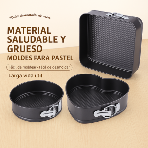 Set de moldes desmontables de acero inoxidable con base antiadherente Venta al por mayor  16111-2