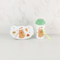 Lonchera con dibujos animados de Capibara set de topper con vaso para niños al por mayor 163119