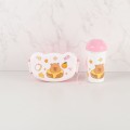 Lonchera con dibujos animados de Capibara set de topper con vaso para niños al por mayor 163119