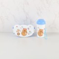 Lonchera con dibujos animados de Capibara set de topper con vaso para niños al por mayor 163119