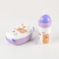 Lonchera con dibujos animados de Capibara set de topper con vaso para niños al por mayor 163119