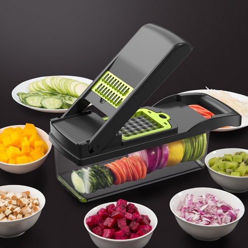 Cortador de verduras multifuncional de 14 piezas para la cocina 1692392