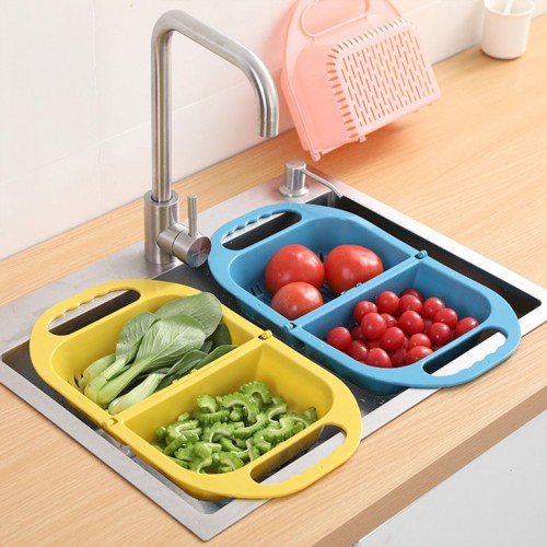 Cesta de drenaje plegable multifuncional para verduras al por mayor 1692484