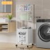 Estante organizador móvil de almacenamiento para ropa sucia y baño mayoreo 1692938