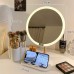 Espejo de maquillaje LED con organizador integrado para tocador mayoreo 1693082