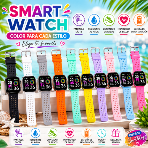 Smartwatch DZB-2750 con Correas de Colores Smartwatch DZB-2750 con Correas de Colores
