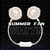 Mini ventilador de cuello usb recargable con aspas dobles, diseño portátil y flexible ideal para uso personal, mayoreo 17273-17