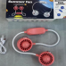 Mini ventilador de cuello usb recargable con aspas dobles, diseño portátil y flexible ideal para uso personal, mayoreo 17273-17