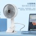 Ventilador portátil recargable de mano con base desmontable y 3 velocidades, Ideal para oficina, hogar o viajes, Mayoreo 17327-3