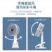 Ventilador portátil recargable de mano con base desmontable y 3 velocidades, Ideal para oficina, hogar o viajes, Mayoreo 17327-3