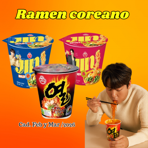 Ramen coreano surtido por mayoreo – 182300 Ramen coreano surtido por mayoreo – 182300