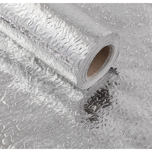 Pegatinas de cocina multifuncional a prueba de aceite y resistentes a altas temperaturas, papel tapiz autoadhesivo, pared engrosada, decoraciones 60cm*3metros W-JQZ1985