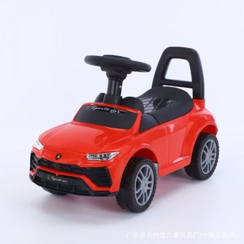 Carro montable Lamborghin para niños, barandilla giratoria para coche, carrito antivuelco Cod. 2068