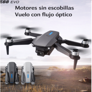 Dron plegable E88 EVO con cámara HD y control remoto, dron con estabilidad aérea, luces LED y vuelo inteligente, ideal para principiantes y fotografía aérea Venta al por mayor 2082-1