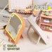 Espejo recargable de maquillaje con luz LED y soporte para celular al por mayor 14*14.5cm 2206061300