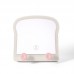 Espejo recargable de maquillaje con luz LED y soporte para celular al por mayor 14*14.5cm 2206061300