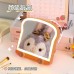 Espejo recargable de maquillaje con luz LED y soporte para celular al por mayor 14*14.5cm 2206061300