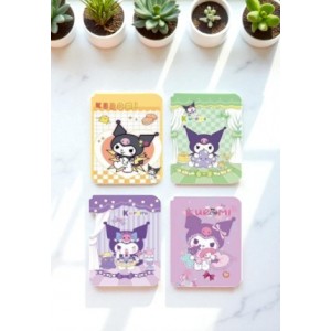 Libreta kawaii de anillos con diseño de Kuromi, hojas rayadas  ideal para regalo o escuela, venta al por mayor 22062-6