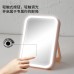 Espejo de maquillaje con luz LED cuadrado 17.5*11.5*2cm para tocador al por mayor 