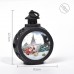 Lámpara decorativa navideña con luz LED cálida y diseño de Papá Noel. Ideal para colgar o colocar sobre mesas, repisas o ventanas. 8.5 cm*12cm Venta al por mayor 2230-10