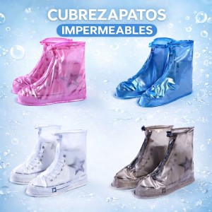 Cubrezapatos Impermeables Reutilizables con Cierre por Mayoreo 225