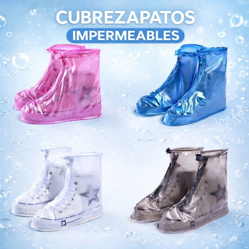 Cubrezapatos Impermeables Reutilizables con Cierre por Mayoreo 225 Cubrezapatos Impermeables Reutilizables con Cierre por Mayoreo 225