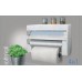 Soporte de cocina 4 en 1 para pared con dispensador de papel, película y especieros, práctico y compacto, venta por mayoreo 23521-1