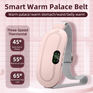 Almohadilla eléctrica de calefacción inalámbrica para cólicos menstruales, portátil con 3 niveles de temperatura y 4 modos de masaje, venta por mayoreo