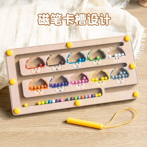 Tablero Magnético Montessori con Bolitas de Colores – Modelo 24759-10 – Mayoreo