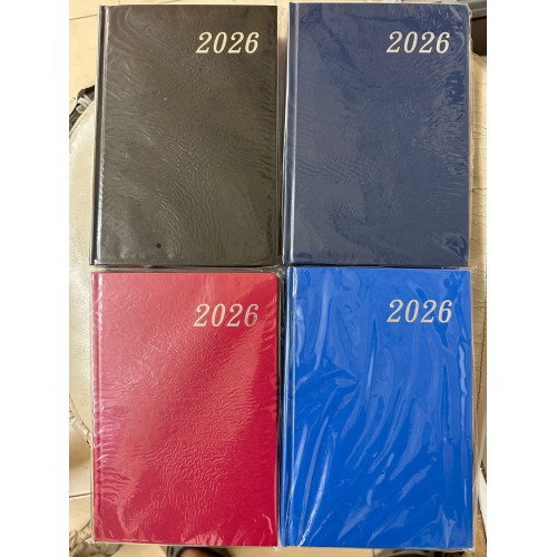 Agenda ejecutiva 2026 tamaño A5, ideal para oficina, escuela o uso personal. 25-4